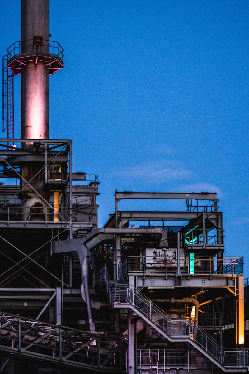 Heavy industry steelworks