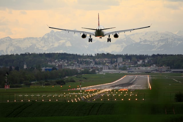 Airport arrivals hall