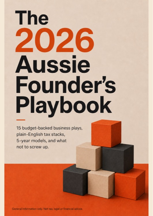 Cover of The 2026 Aussie Founder's Playbook
